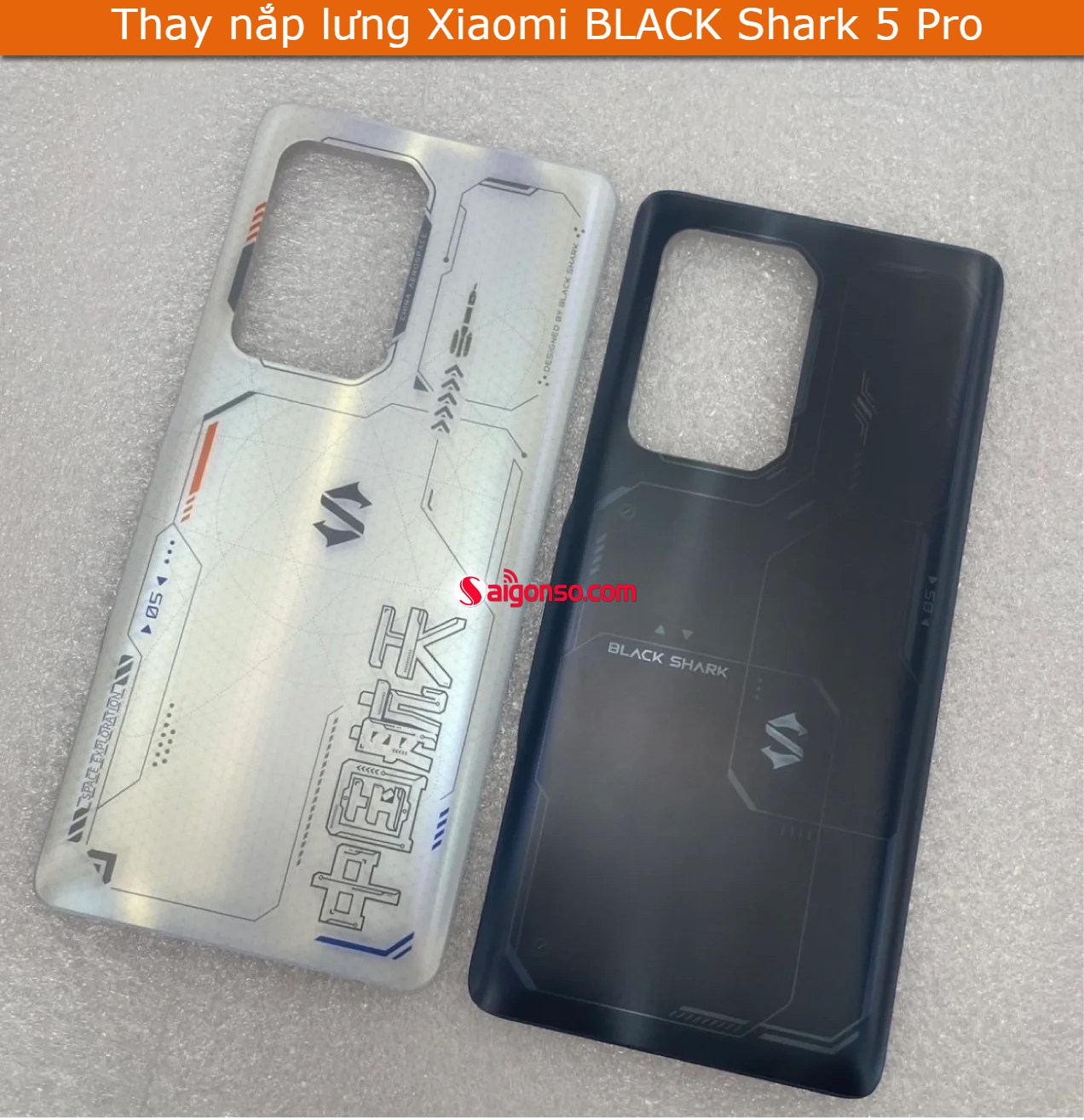 thay nắp lưng Xiaomi Black Shark 5 Pro